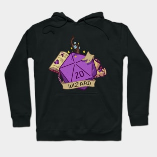 Dnd Wizard D20 dice Hoodie